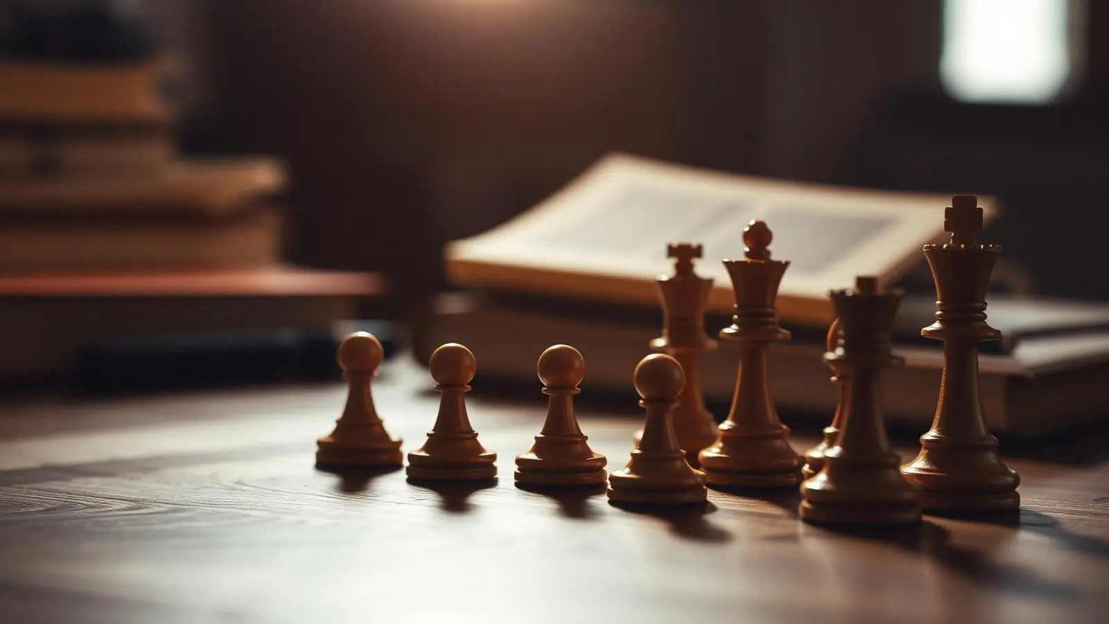 Chess pieces representing brand positioning