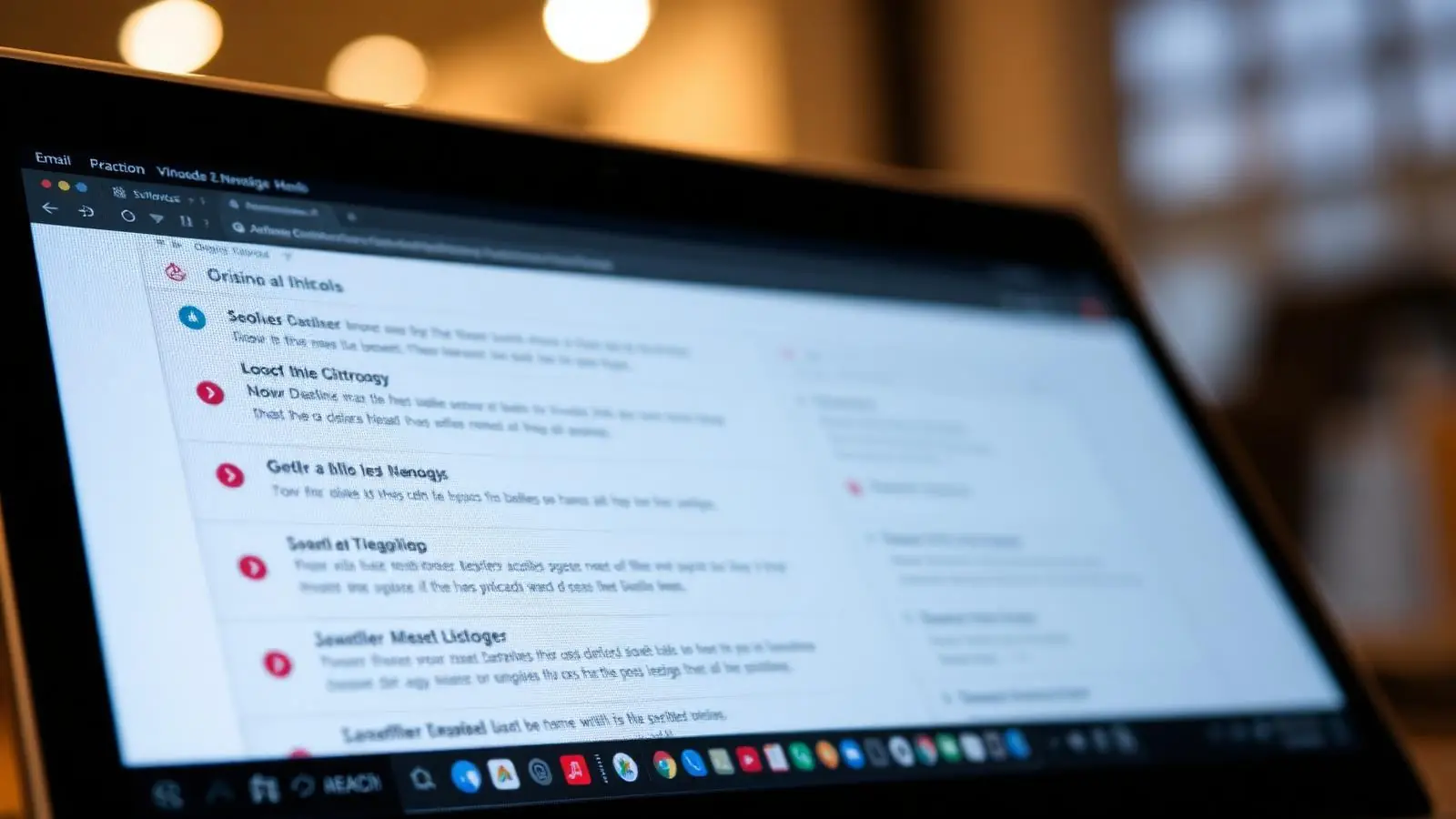 Email marketing campaign interface