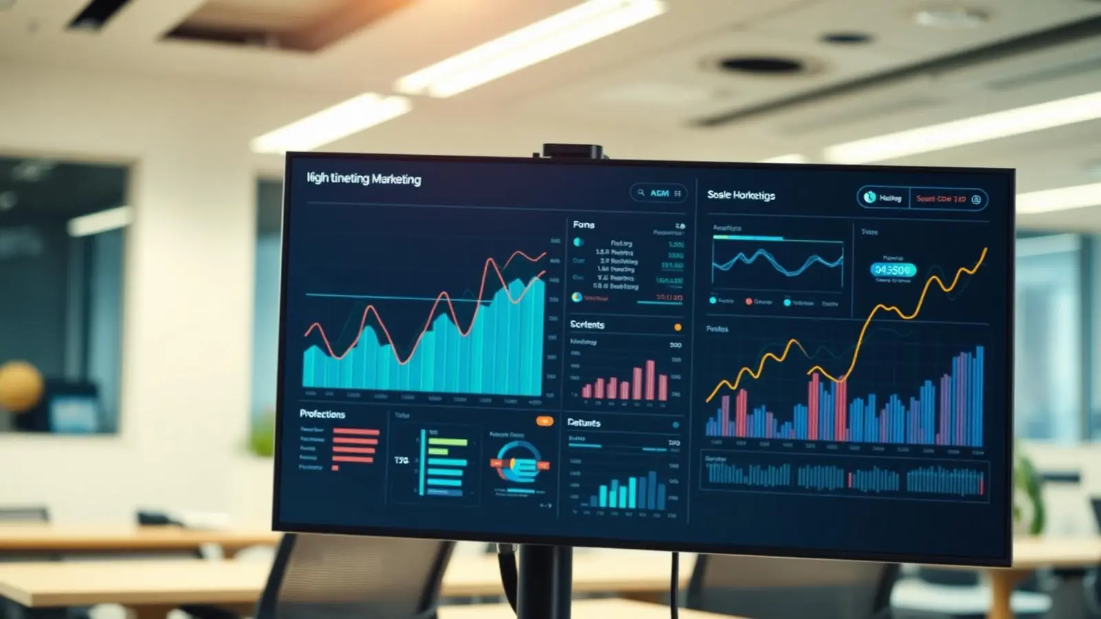 Digital marketing performance dashboard