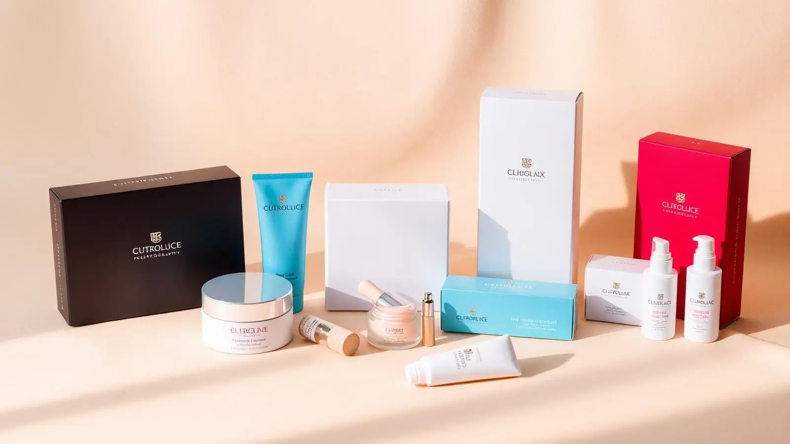 Elegant premium packaging arrangement